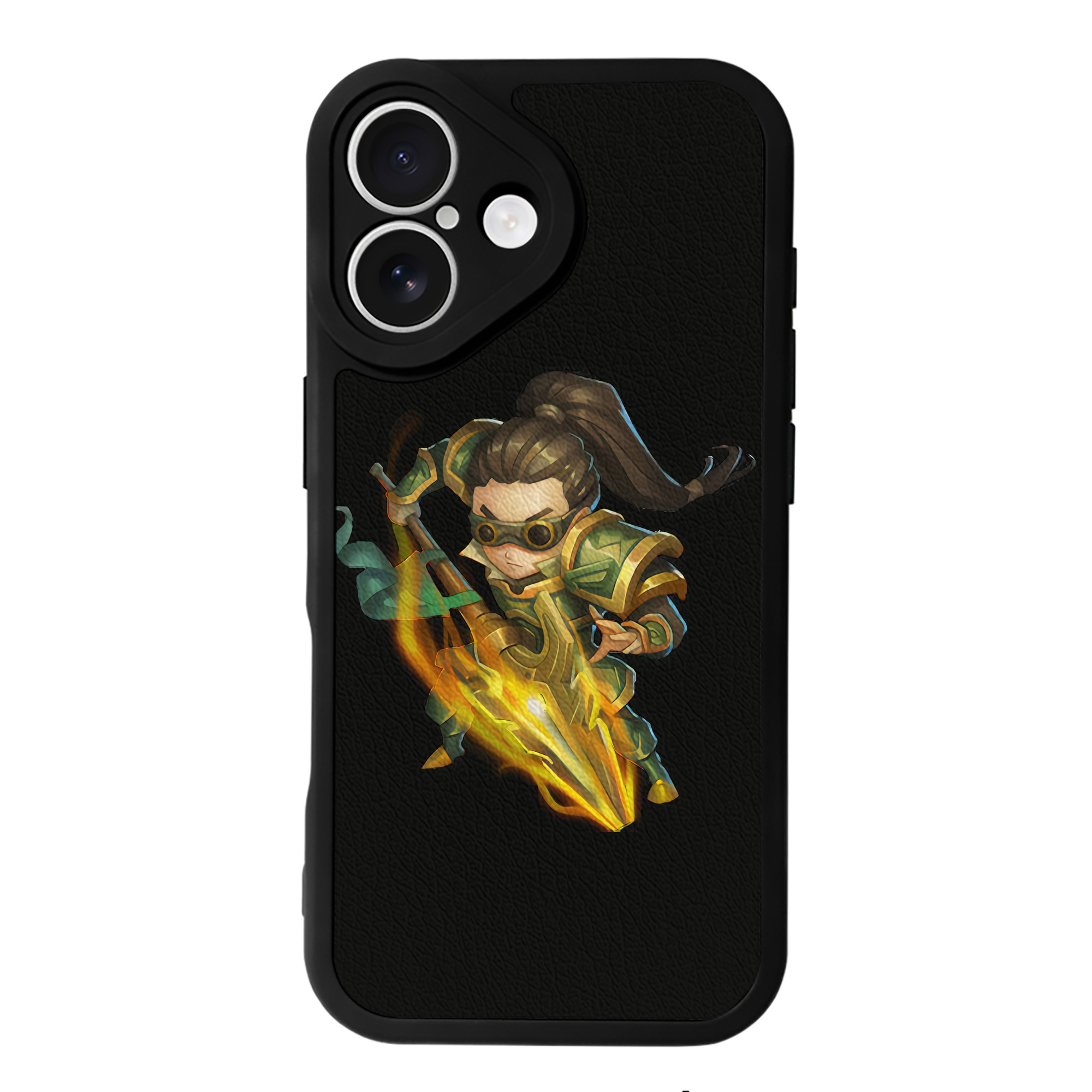リーグ・オブ・レジェンド League of Legends LOL 【iPhone 16シリーズ対応】シリコンスマホケース（レザー調） 材質：シリコン